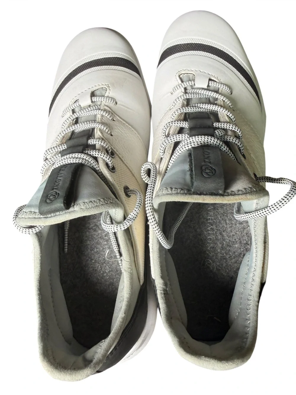 Athalonz EnVe Golf Shoes White Black Athletic Comfort Sneakers Men’s 10.5 Korea